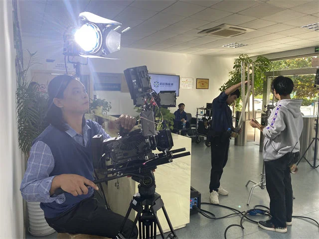 短视频作品都市丽人的一天拍摄现场